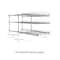 Household Essentials Glidez Chrome-Plated Steel Triple-Sliding Storage Organizer